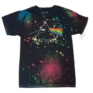 Pink Floyd Splatter T Shirt Classic Rock Darkside